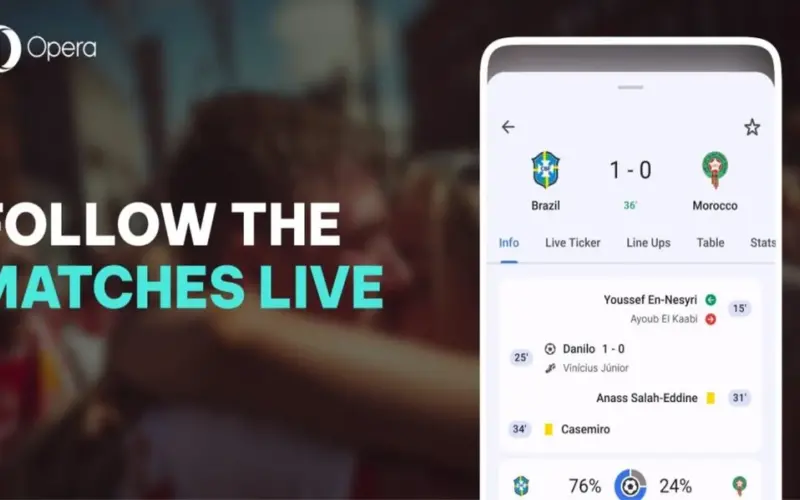 Opera تحدّث متصفحها على اندرويد بصفحة رئيسية جديدة ومركز مخصص لعشاق كرة القدم – 25H